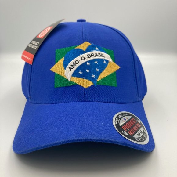 AMO-O-BRASIL Ball Cap, Velco Strap, NWT - Picture 1 of 8